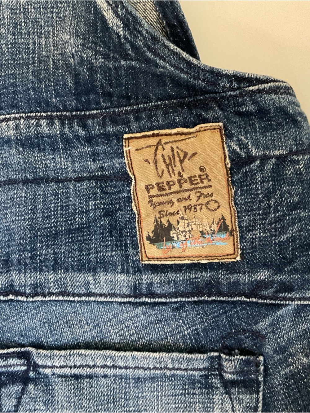 Chip & Pepper Y2K Overall Shorts 32 - Picture 6 of 16